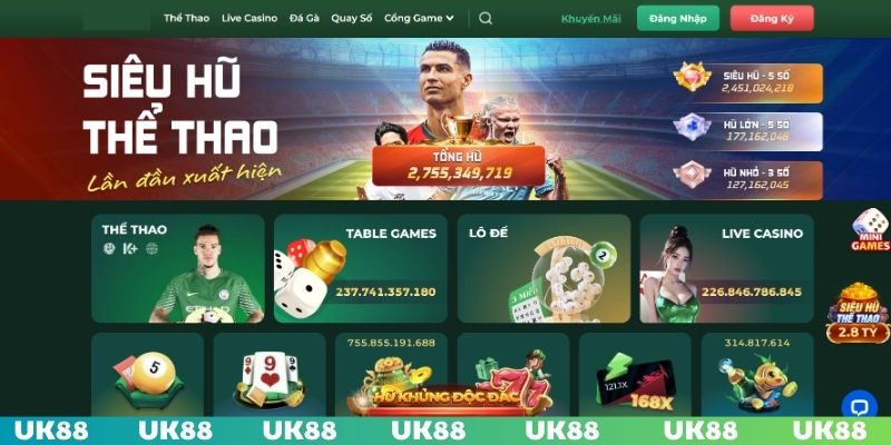 Giới thiệu thông tin nhà cái UK88 khẳng định uy tín