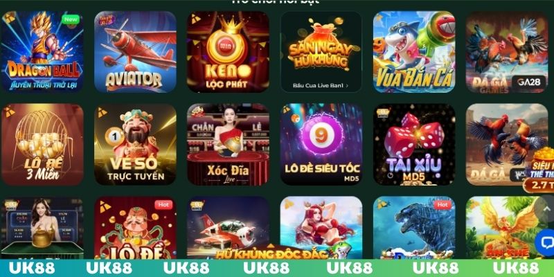 Trò chơi đa dạng chính là điểm nhấn nổi bật